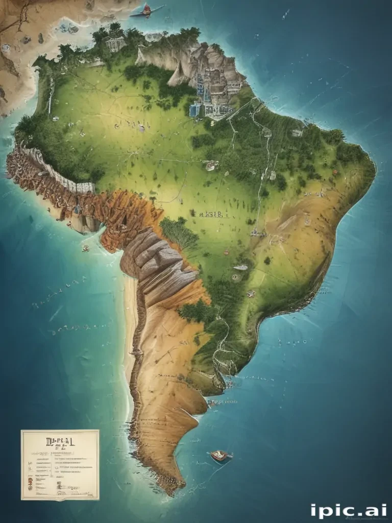 map of brazil