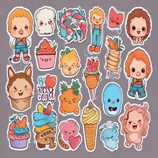 stickers clipart
