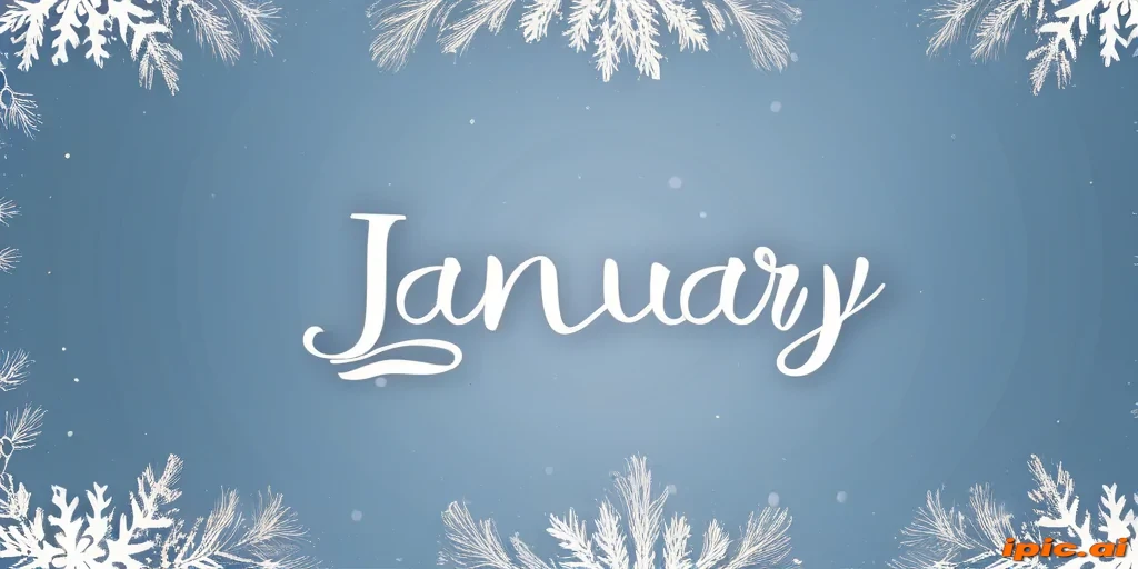 january background