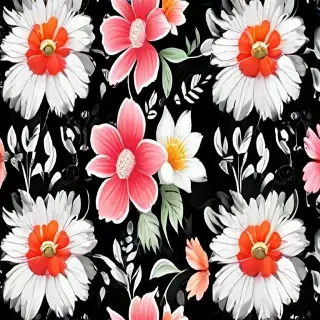 flowers clear background