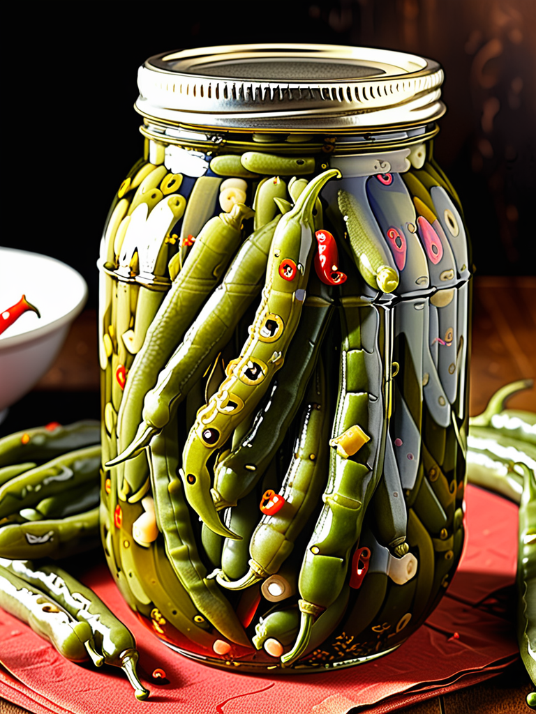 spicy green bean pickles recipe
