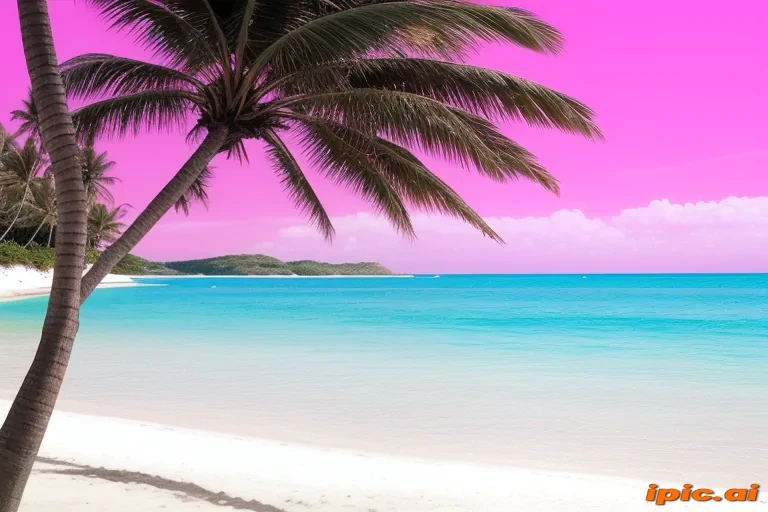 pink beach aesthetic