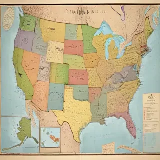 map united states