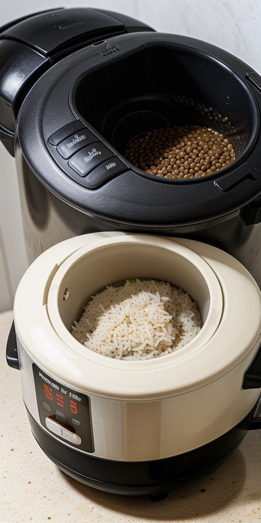 lentils in a rice cooker