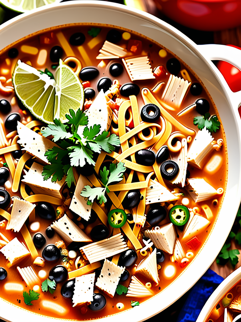 7 can chicken tortilla soup