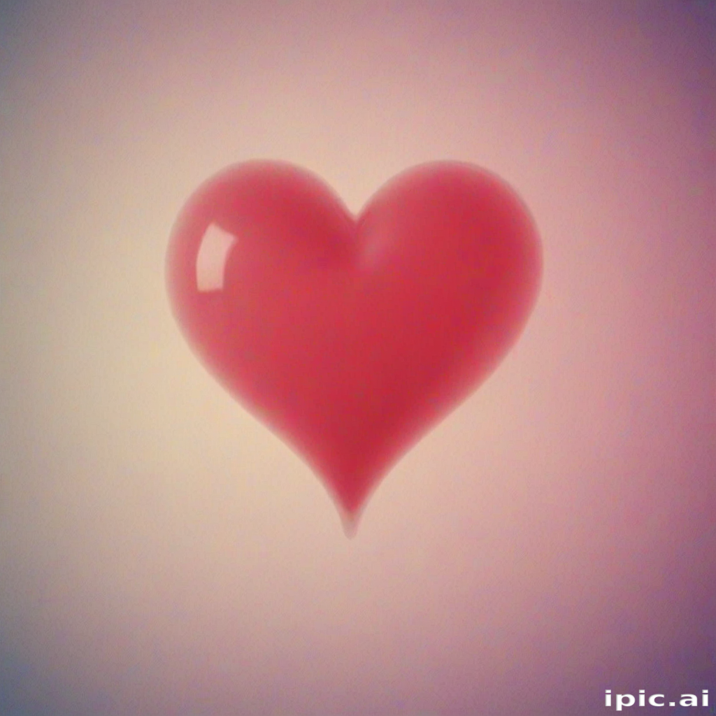 blurry heart wallpaper