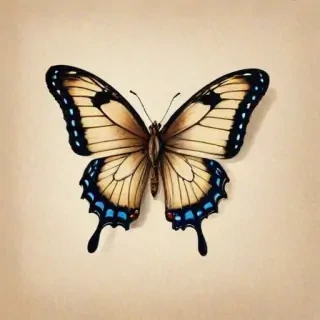 picture of butterfly drawing