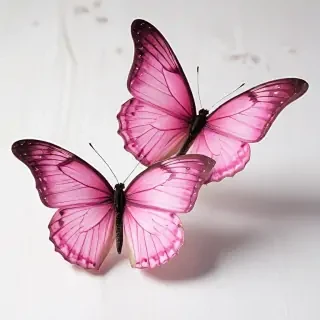 images of pink butterflies