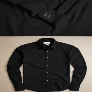 black shirt mockup