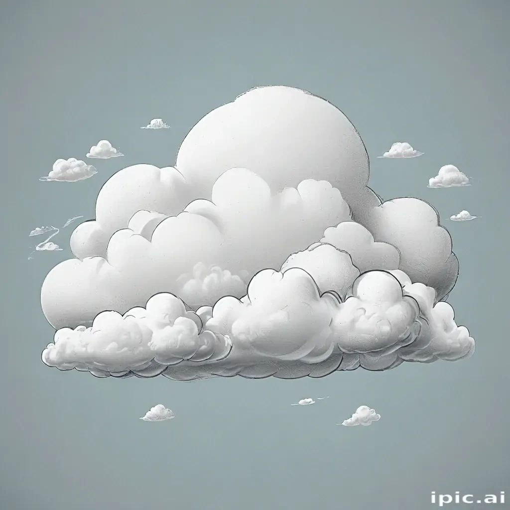 cartoon cloud drawing