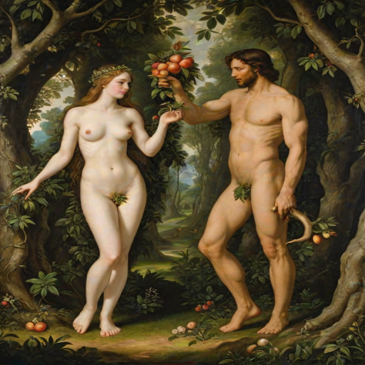 pictures of adam and eve