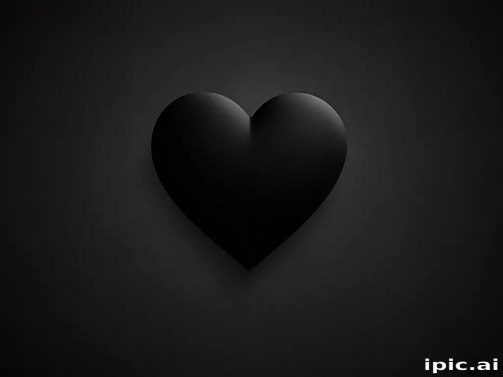 black heart background