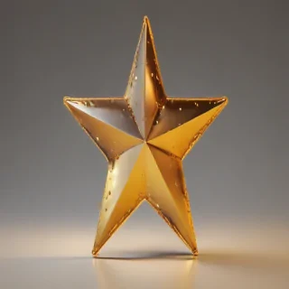 golden star transparent