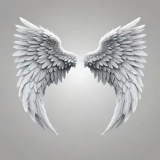 angel wings transparent background