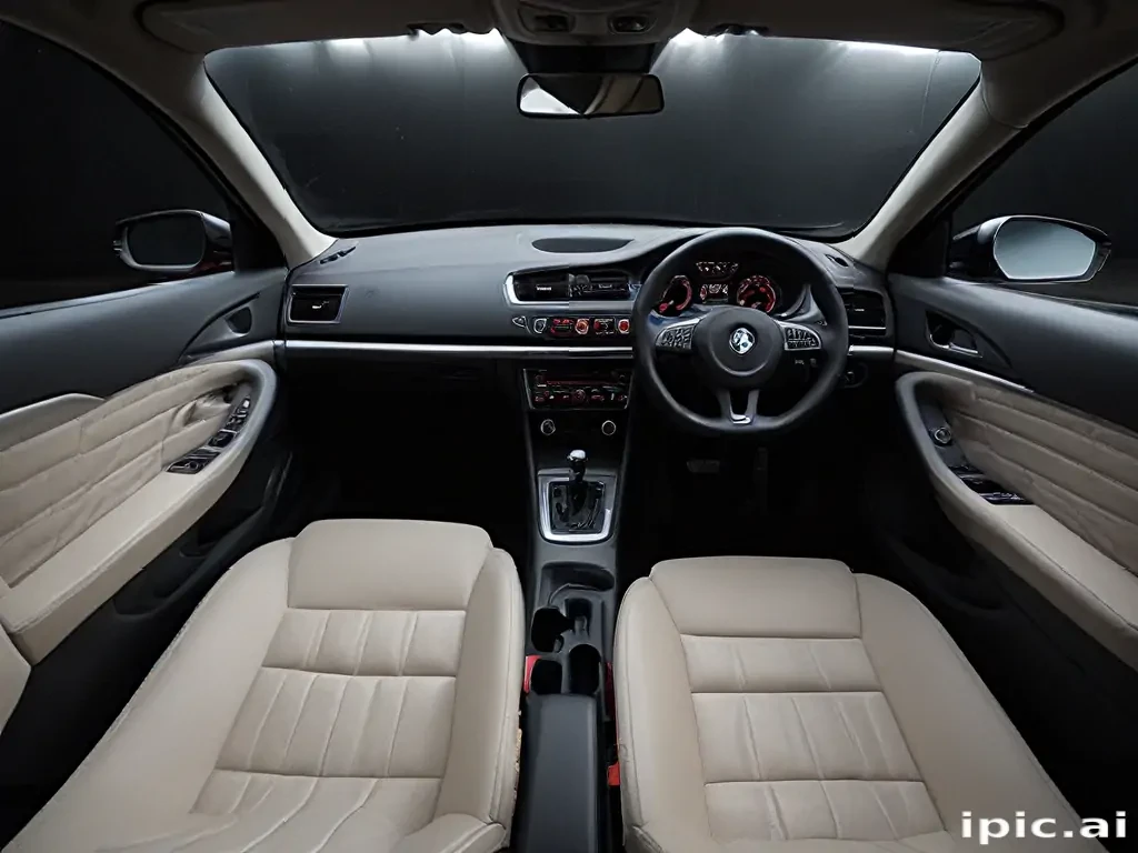 inside car background
