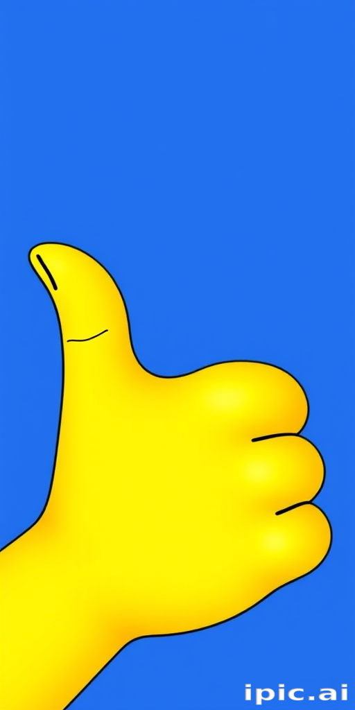 blue thumbs up emoji