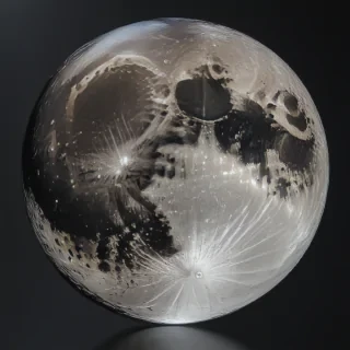 transparent moon