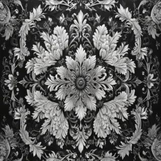 black with white pattern