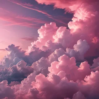 pink clouds wallpaper