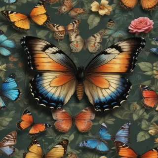 aesthetic butterfly wallpaper