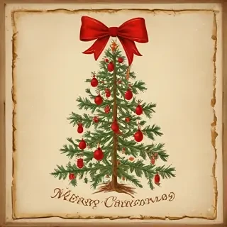 merry christmas images vintage