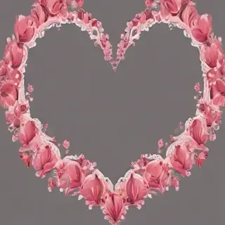 heart border png aesthetic