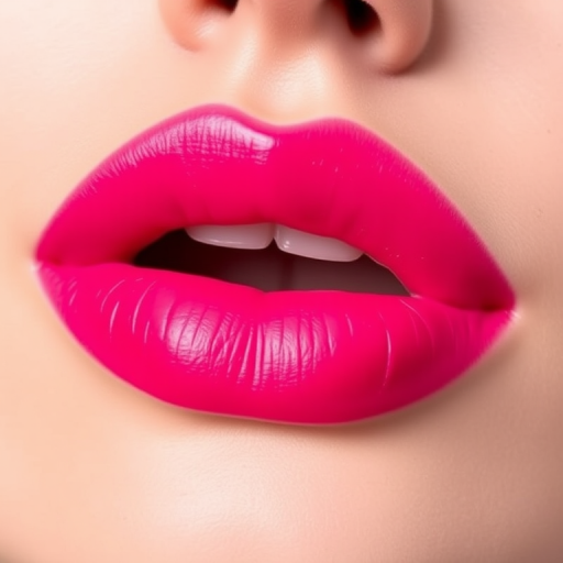 Ombre pink lips transitioning from pale blush to hot pink, "Raspberry Gradient" features a seamless color blend and a semi-matte finish for a modern twist