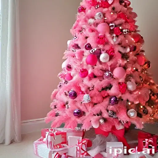 pink christmas pictures