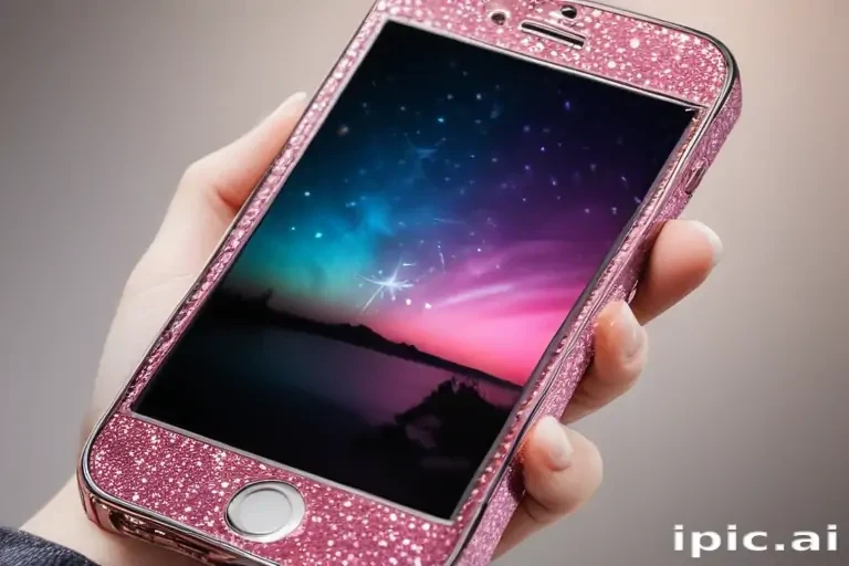 sparkly iphone background