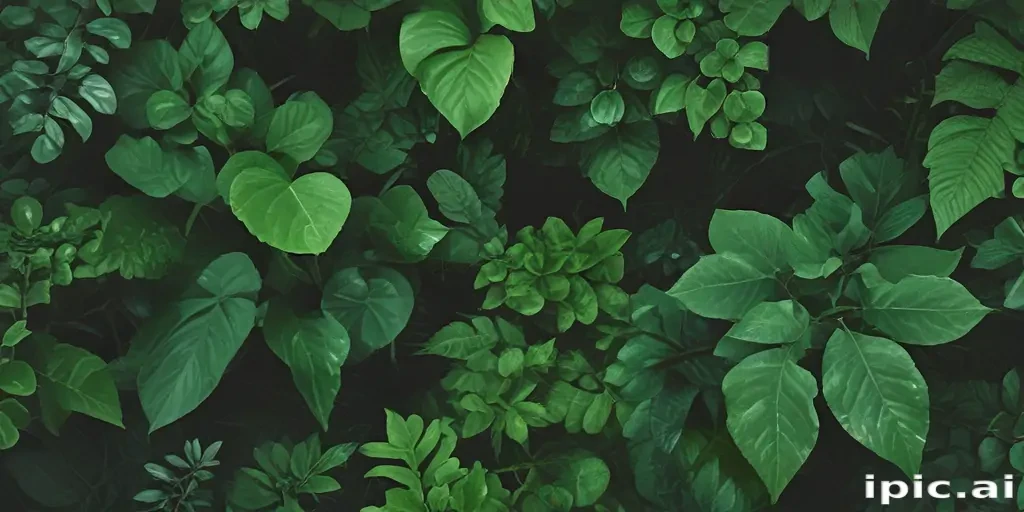 greenery background aesthetic