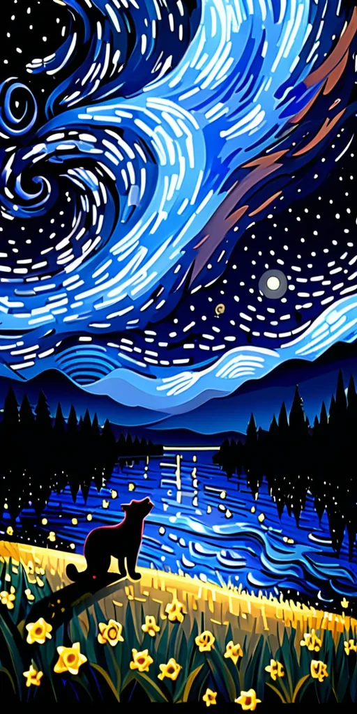 starry night png