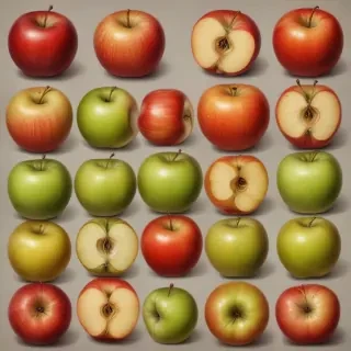 drawings of apples