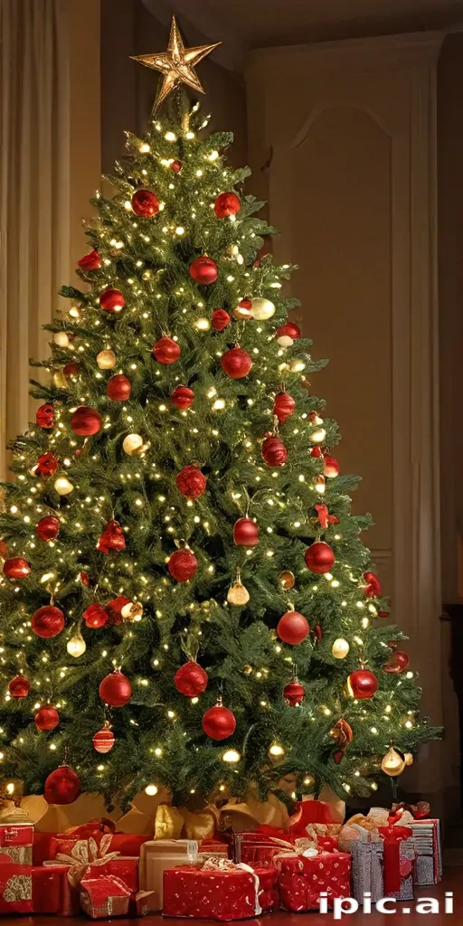 christmas tree pc wallpaper