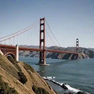 clipart golden gate bridge