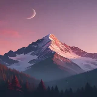 aesthetic mountain wallpaper