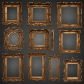 vintage frames png