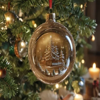 transparent merry christmas