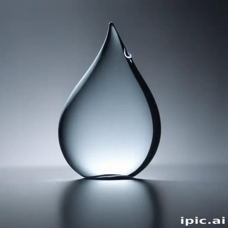 transparent water drop