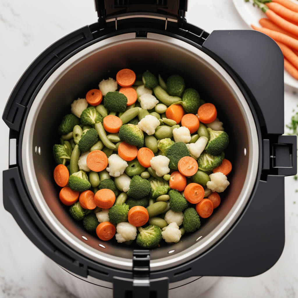 how to cook frozen vegetables in air fryer