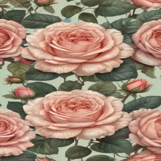 vintage rose illustration