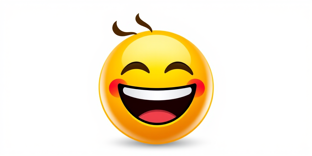 laugh emoji transparent background