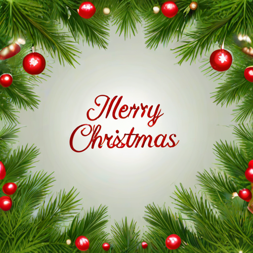 transparent merry christmas