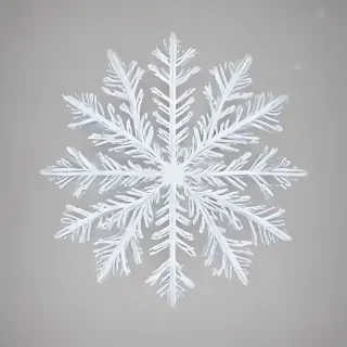 snowflake clipart with transparent background