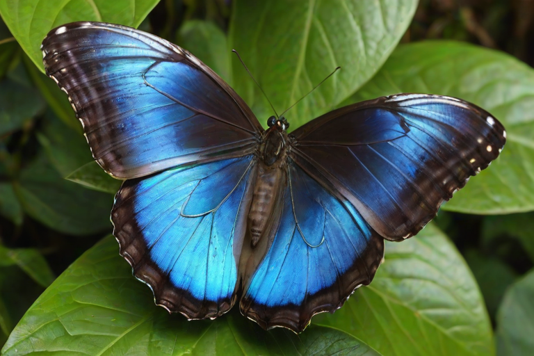 blue morpho butterfly