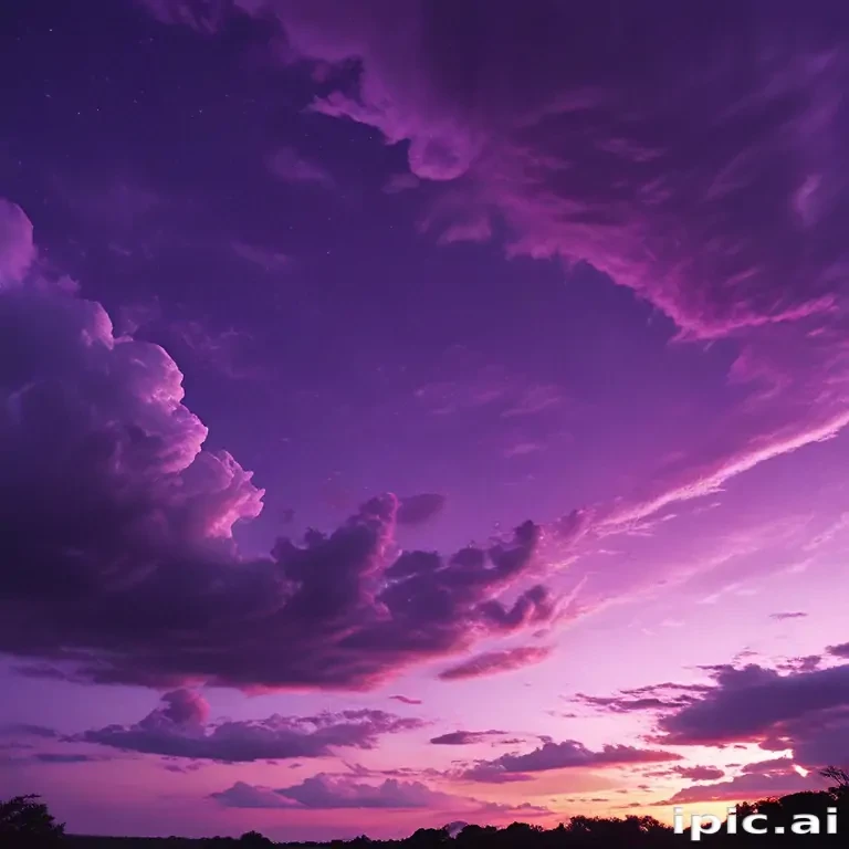 purple sky wallpaper