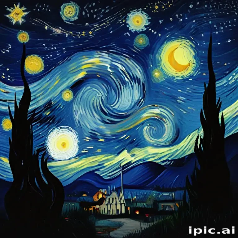 starry night png