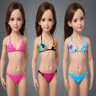 kids bikini ai
