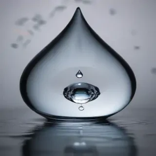 water drop transparent