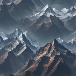 mountains transparent