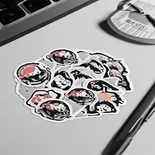 stickers mockup